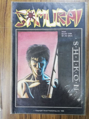 Samurai comic used