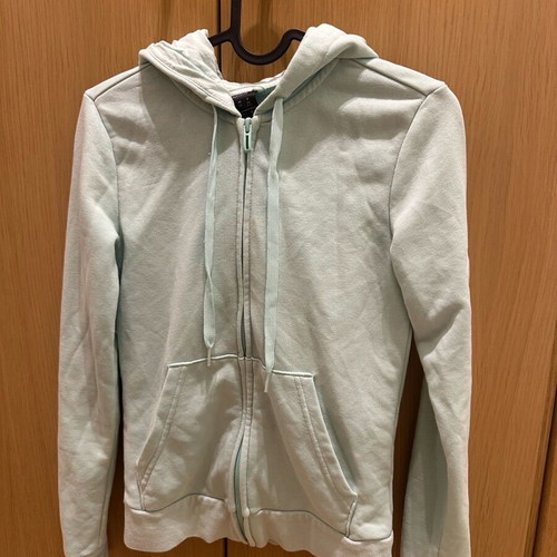 Adidas jacket XS used, turquoise