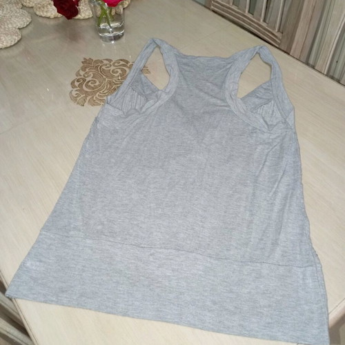 Benetton sleeveless top with silver sequins like new M-L