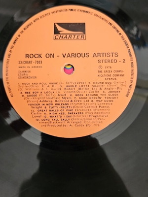 Rock On vinyl record used