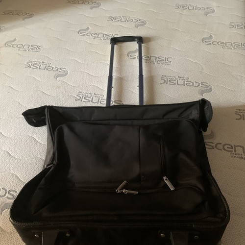 Suitcase travel bag A To Z Greek almost new, black crossbody