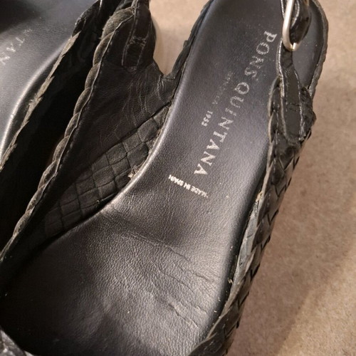 Pons Quintana sandals used, size 39, black