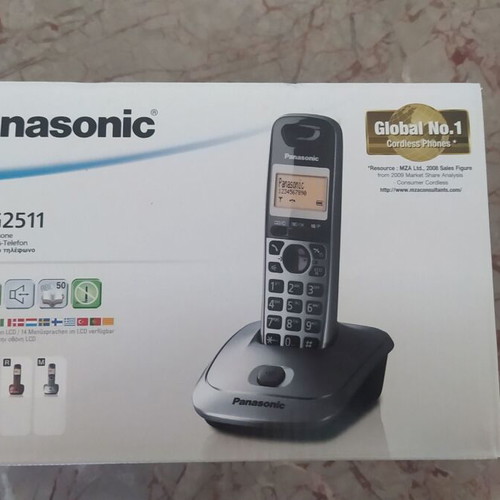 Panasonic KX-TG2511 cordless phone new, black, with original box
