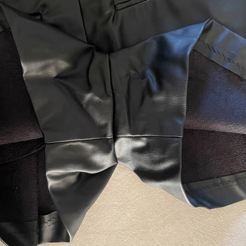 Zara leather shorts like new, black, size XS