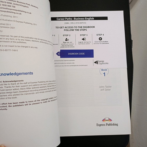 Career Paths Business English Student's Book new with Digibooks App