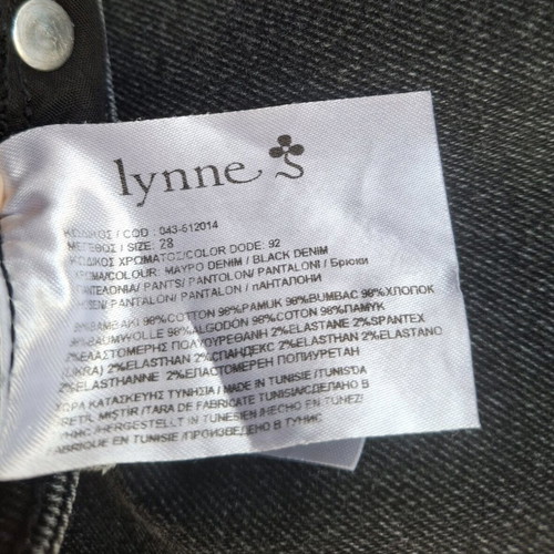 Lynne jeans like new, high waist, black and grey, size 28