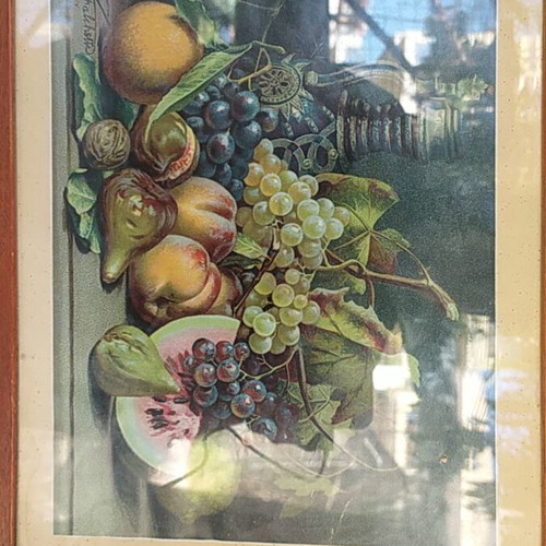 Vintage Still Life Art Print by Giuseppe Falchetti like new
