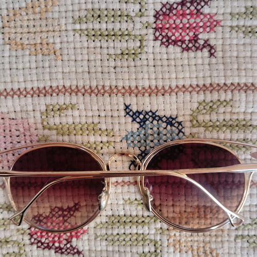 Gold & Wood sunglasses like new, men's, gold color