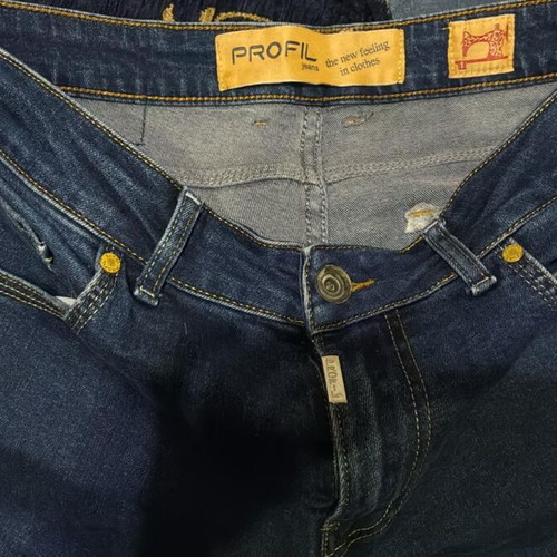 Men's jeans like new, size L, blue