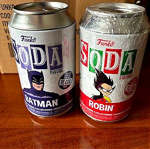 Funko Vinyl SODA DC Batman and Robin set