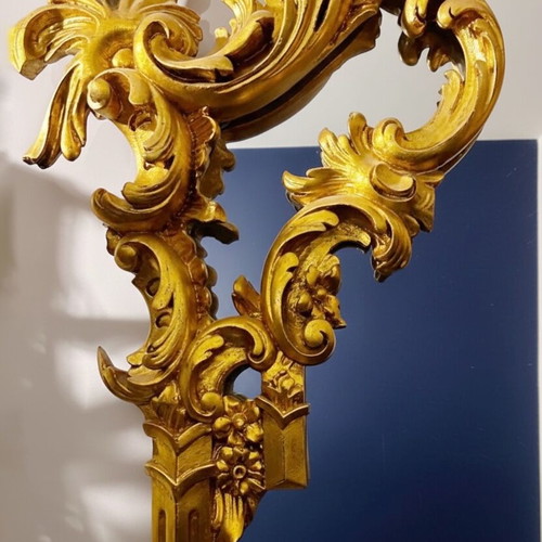 18th Century Floor Mirror like new, French, gilded