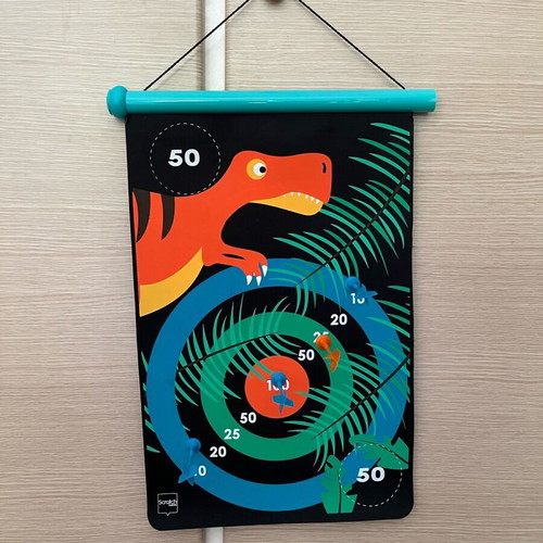 Magnetic dashboard used, children's double-sided with five arrows