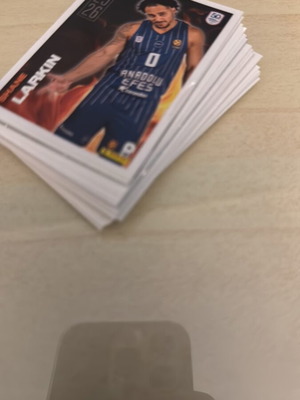 Euroleague Panini stickers used, pack of 65