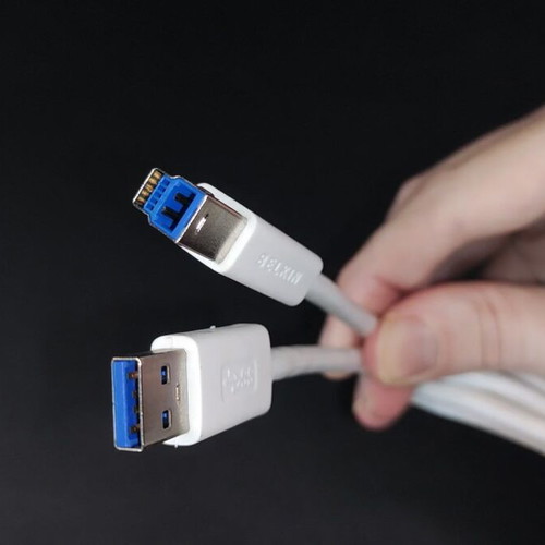 Belkin USB 3.0 Cable USB-A to USB-B like new, 80 cm