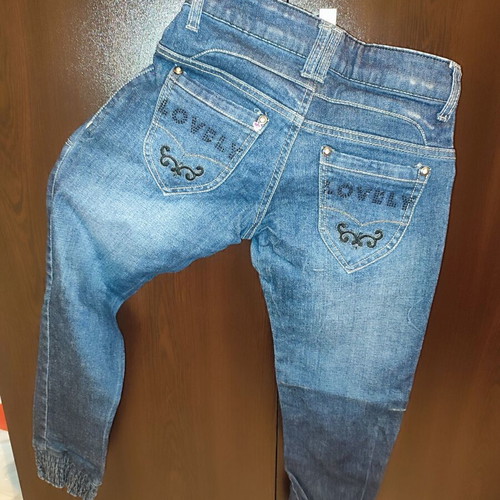Jeans for girl 8 years used, blue, size 122 cm