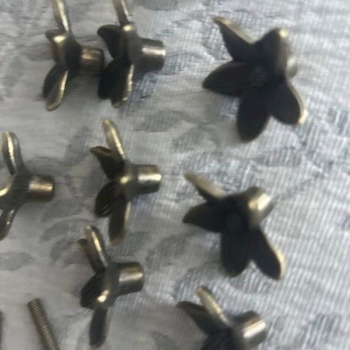 Mini cabinet knobs set of 16, new
