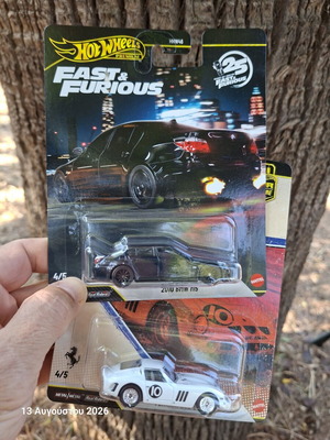 Hot Wheels Ferrari 250 GTO και Fast & Furious 2010 BMW M5 καινούργιο πακέτο