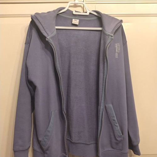 Zara zip-up cardigan used for 12 years old, blue