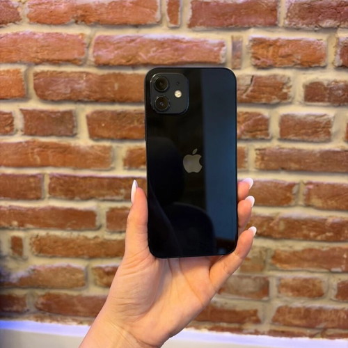 Apple iPhone 12 64GB black with box and charger