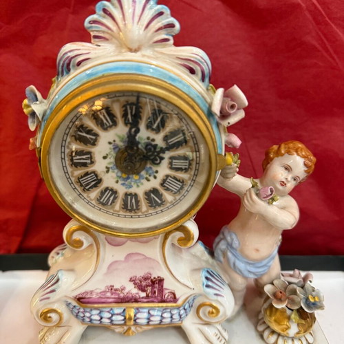 Sevres porcelain clock like new condition