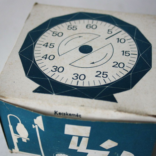 Vintage 70's Mechanical Kitchen Timer Ringer Kecskemet Hungary new