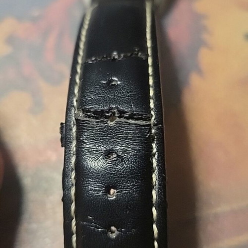 Shell watch used, men's, black, battery needed