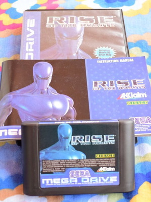 Rise of the Robots Sega Mega Drive complete game very good to excellent