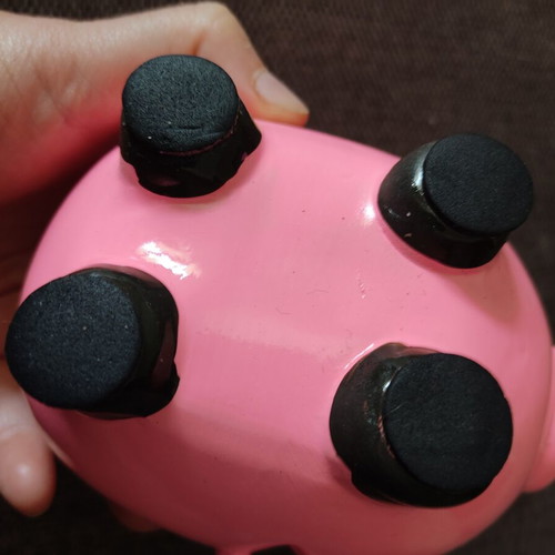 Ceramic piggy bank with hammer like new