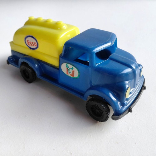 Esso Toy Fuel Tanker Truck Greek Made 70s New
