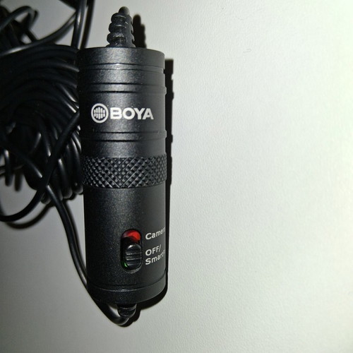 Boya BY-M1 Condenser Microphone Clip On for Camera, New