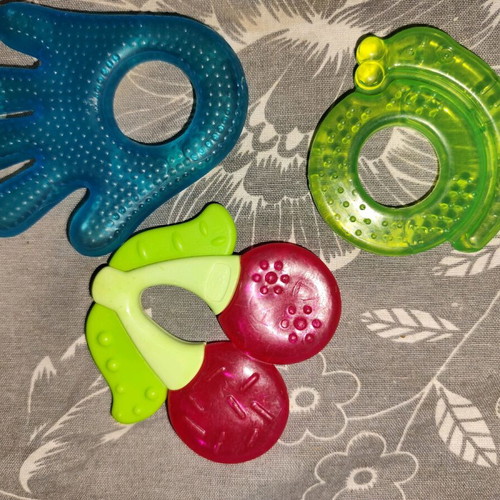 Baby teething set used, pack of 3