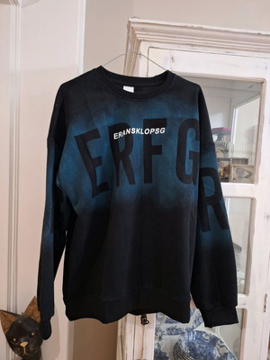 Φούτερ L/XL σαν καινούργιο, unisex, μαύρο και μπλε
