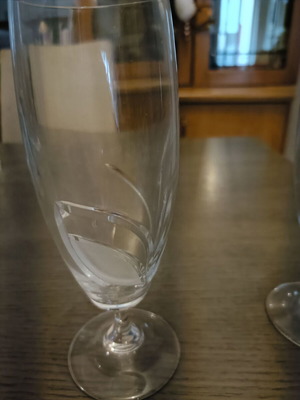 Crystal glasses like new, crystal n 24