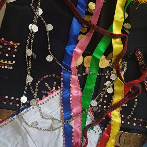 Thrace folk costume complete with jewelry, new