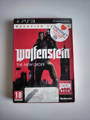 Wolfenstein The New Order Occupied Edition PS3 game like new