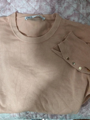 Zara sweater used, thin wool pink XXL