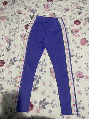 Zara sports leggings used, purple, sizes 128-134 cm