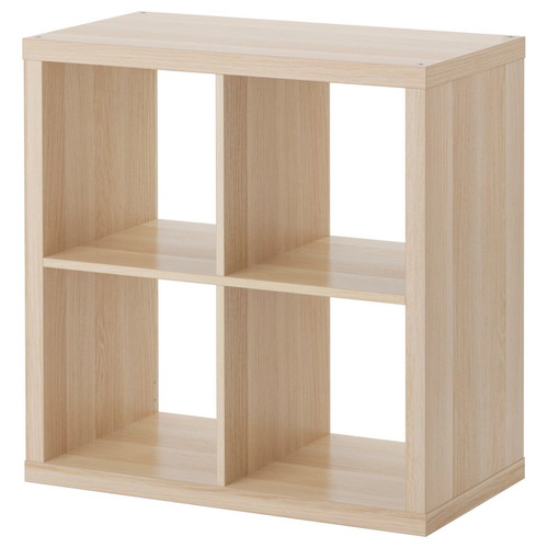 IKEA KALLAX shelf like new, wood/beige color