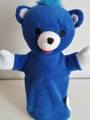 Hand puppet for puppet theater bear used