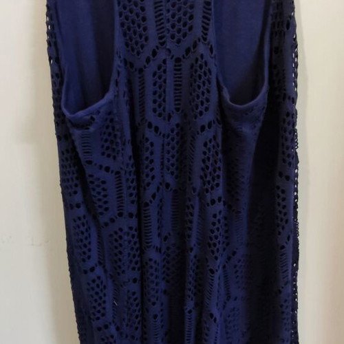 Blue dress like new with mako lining, size XL