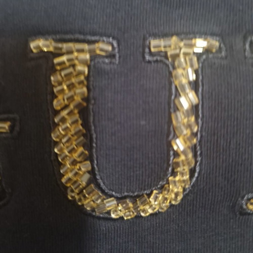 Guess Kids TShirt original with beaded logo, like new, age 12