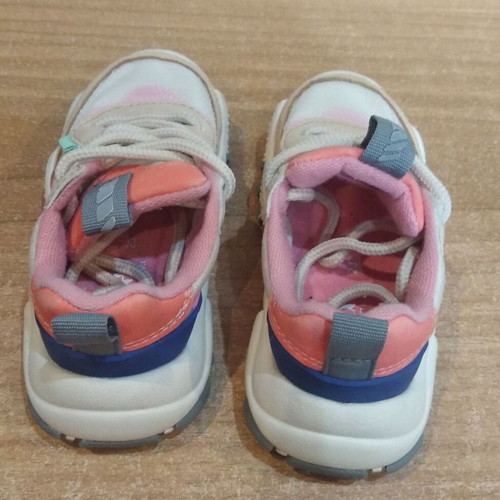 Zara athletic shoes size 23 used, gray and pink for girls