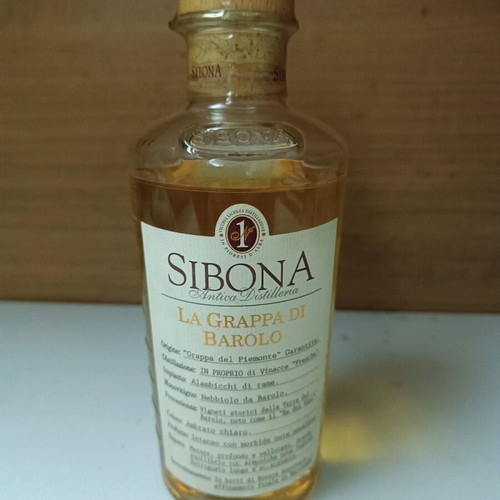 Sibona Grappa di Barolo 500ml new