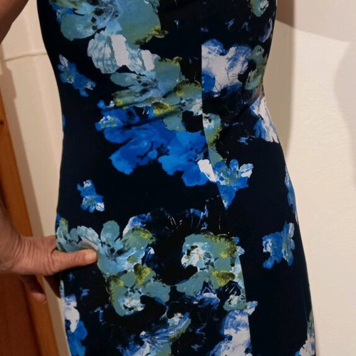 Ralph Lauren sleeveless dress blue like new, size S