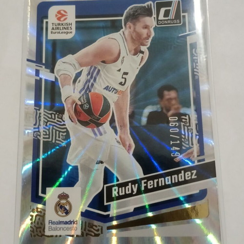 Rudy Fernandez numbered card like new