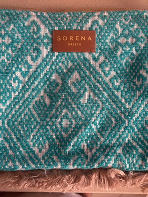 Φάκελος Sorena Handmade σαν καινούργιο, τιρκουάζ