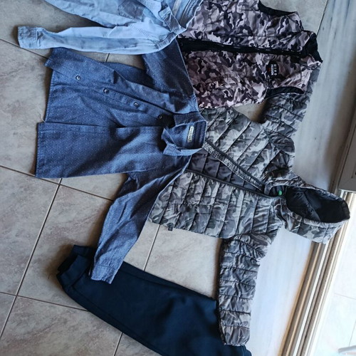 Boys' clothing pack with Benetton jacket and Bdtk tracksuit