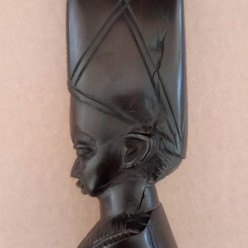 African wooden solid statue like new