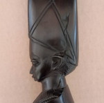 African wooden solid statue like new