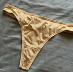 Sloggi women's string underwear, beige, large